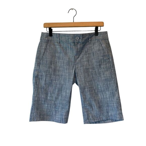 LOFT Women's Size 4 Blue Bermuda Shorts - Picture 1 of 4